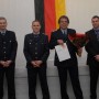 Wilfried Schulze (2. v.r.) bei der Verleihung des Ehrenzeichen der Landesjugendfeuerwehr Brandenburg