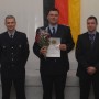 Jan-Rainer Winkelhaus (mitte) bei der Ernennung zum Ortswehrführer der Ortsfeuerwehr Dahndorf