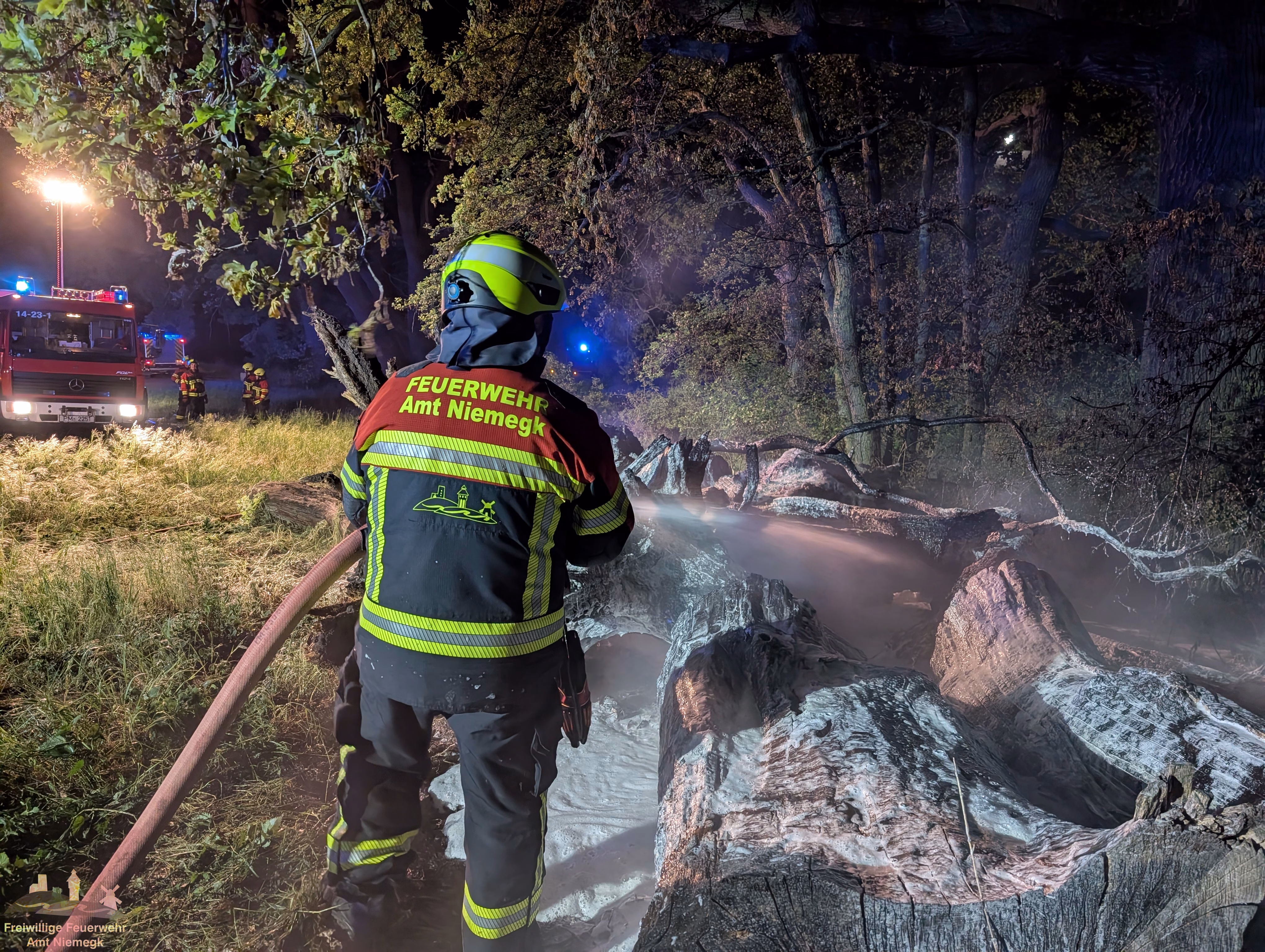 11.05.2025 – Brand Fläche – Niederwerbig, Gewerbegebiet