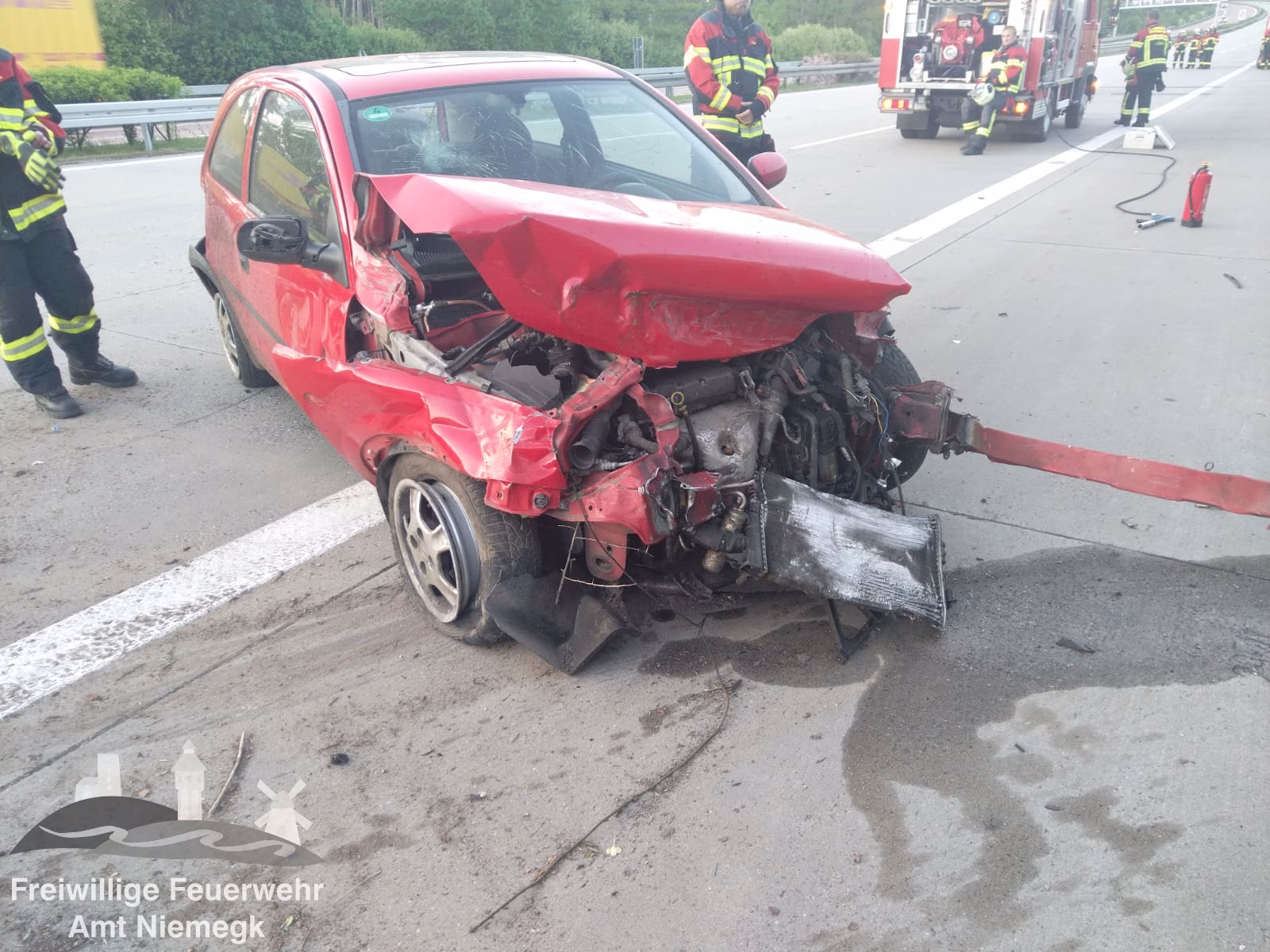 06.05.2025 – Hilfeleistung Verkehrsunfall – BAB9 AS Klein Marzehns – AS Niemegk