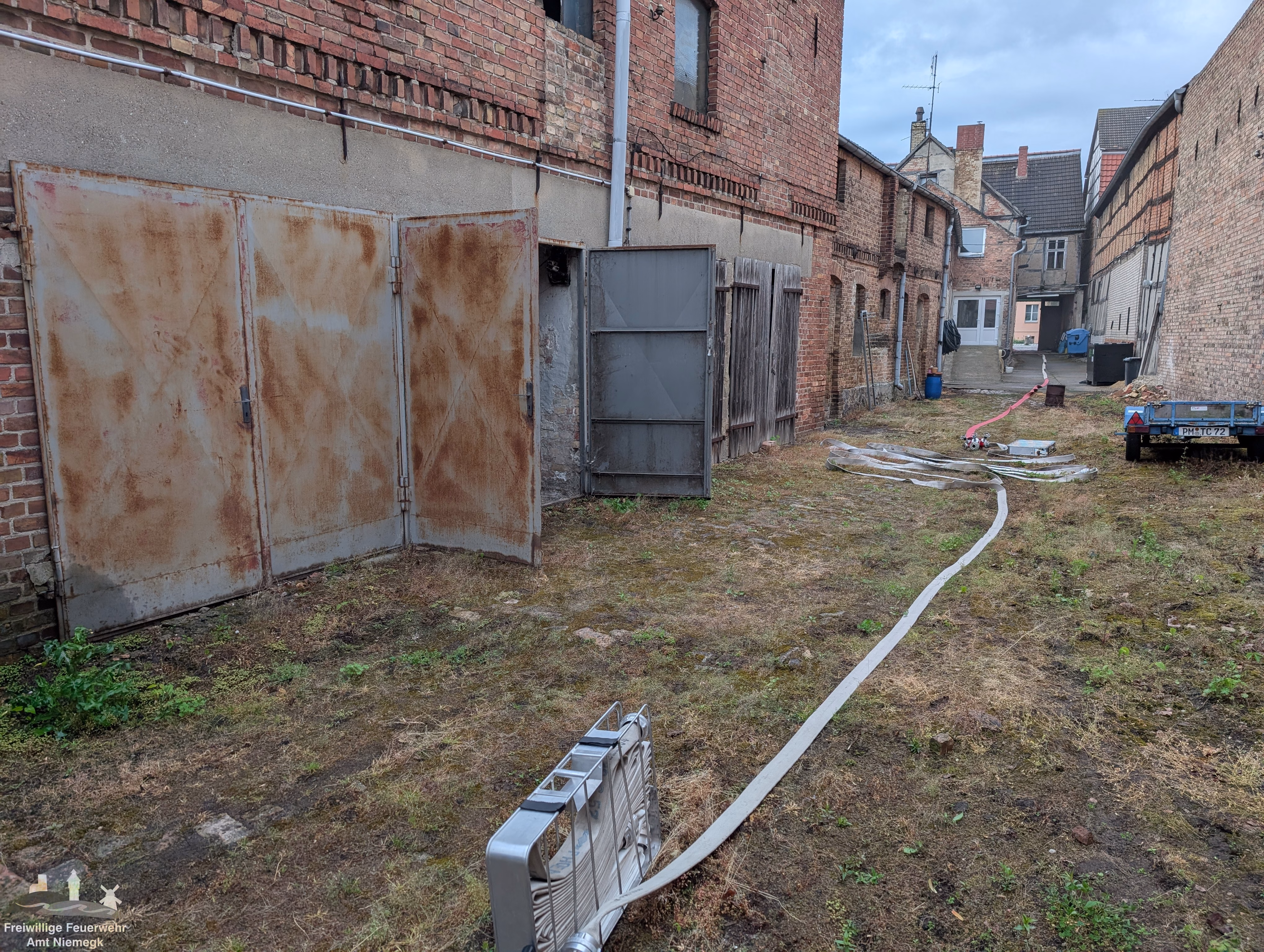 30.05.2025 – Brand Gebäude Groß – Treuenbrietzen, Rosengasse
