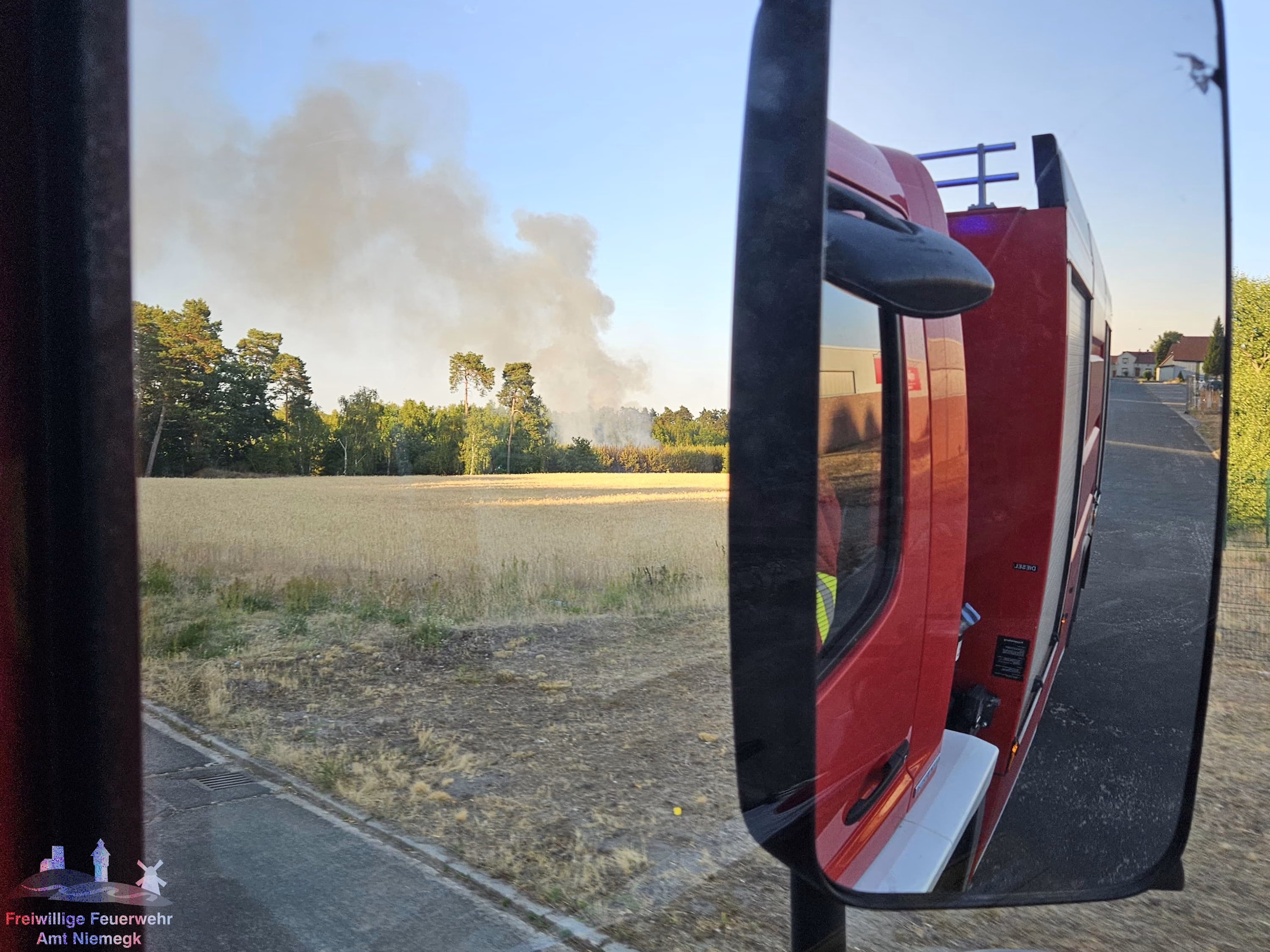 02.07.2025 – Brand Fläche – B102 OV Niemegk – Dahnsdorf
