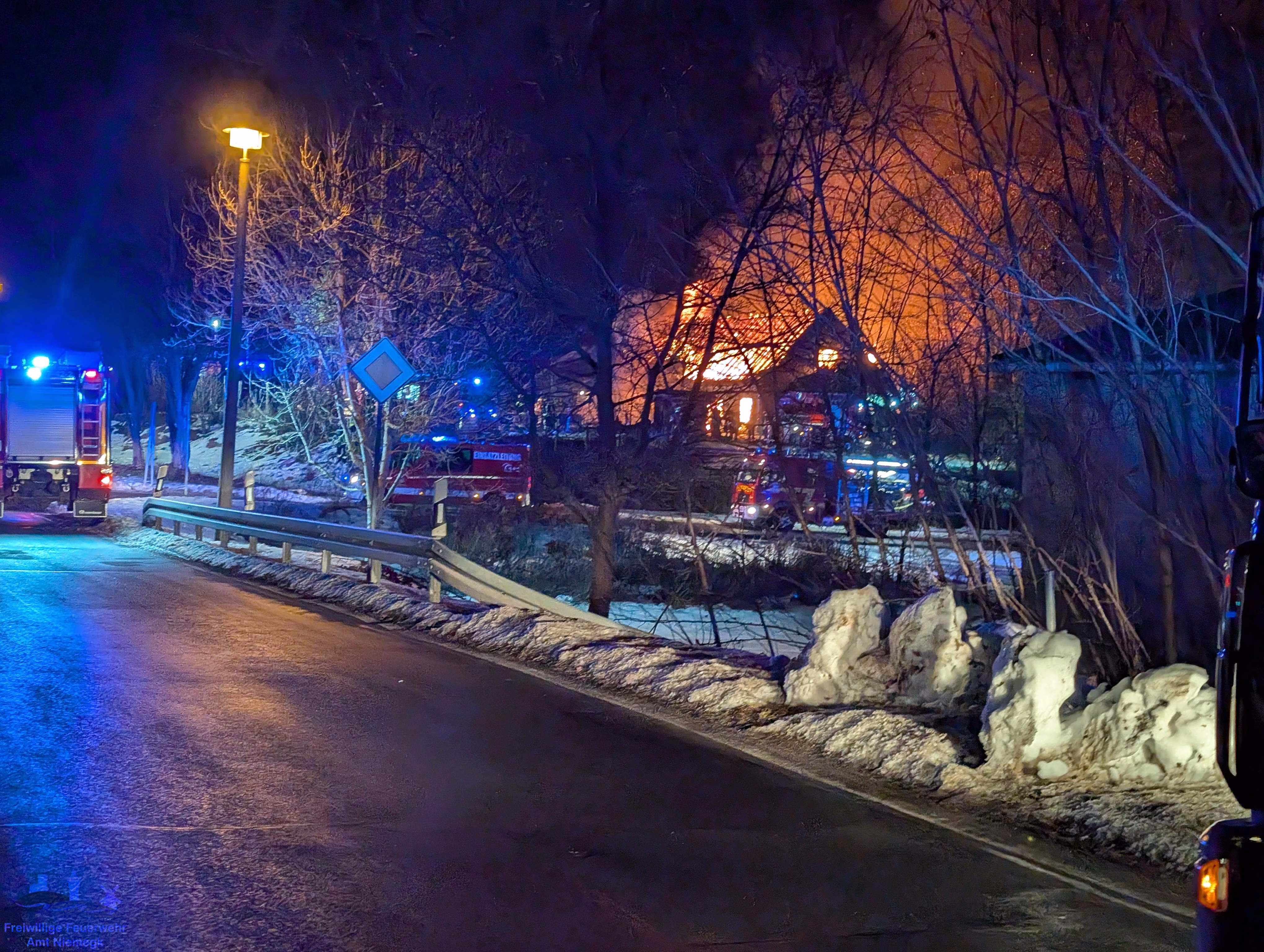 19.01.2026 – Brand Gebäude Groß – Bad Belzig, Borner Straße